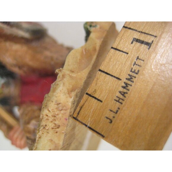 Native American Feather Headdress Spear 6 in Resin Figure Statue CHIP - Picture 9 of 14